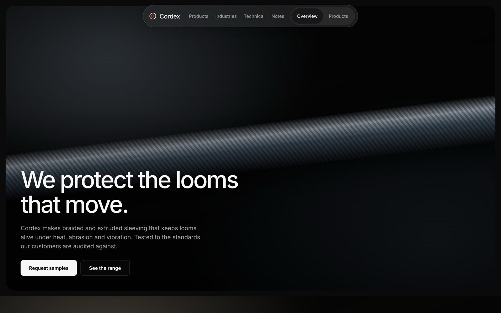 Cordex home page